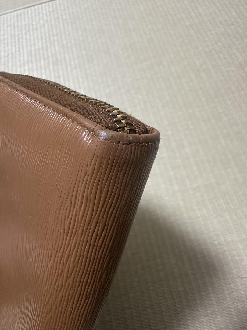 PRADA ブラウン 長財布 エピレザー