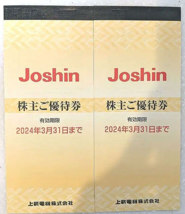 上新電機 株主優待 2冊