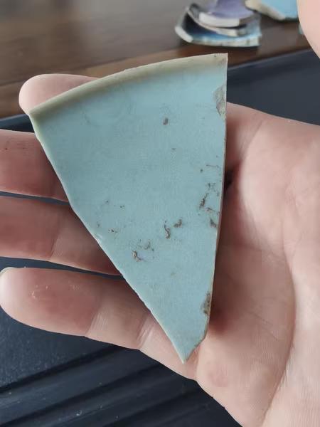 天然青色三角砥石
