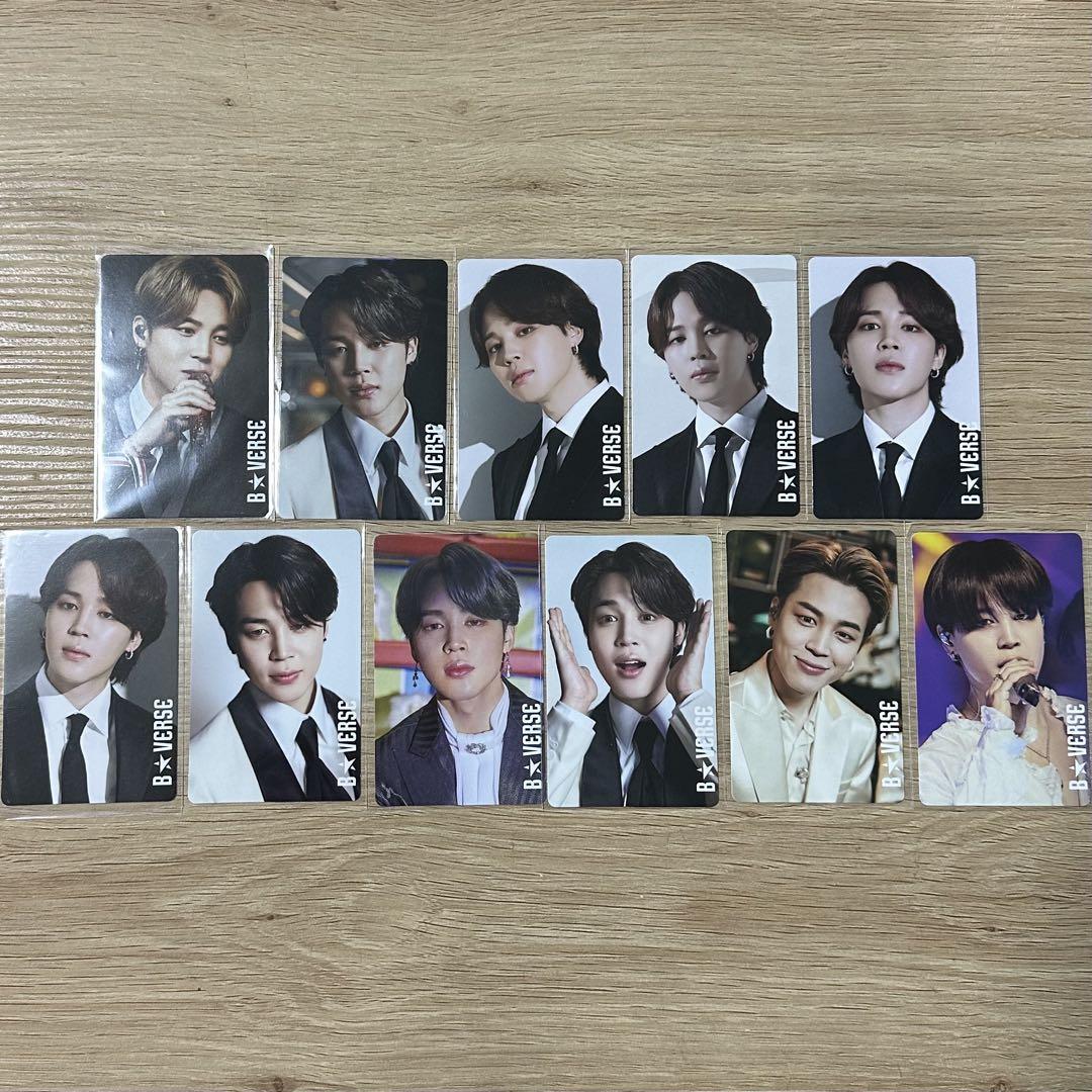 防弾少年団(BTS) - B★VERSE BTS 入場特典 トレカ 大阪 新柄 ジミン JIMIN BTS B☆VERSE 入場特典 トレカ ジミン コンプ - メルカリ