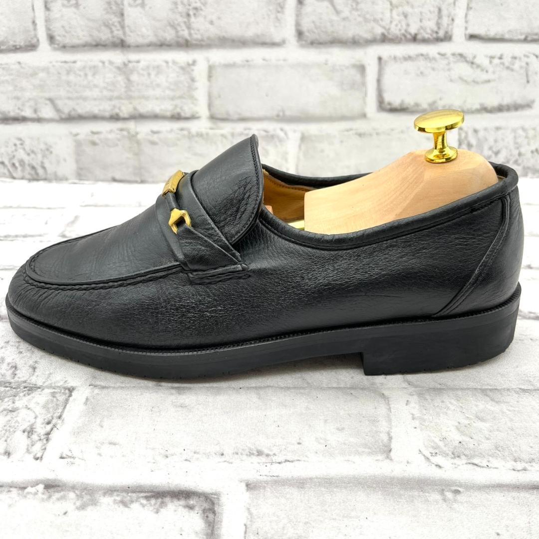 ☆極美品☆ Bally コインローファー オールレザー 本革 ブラック