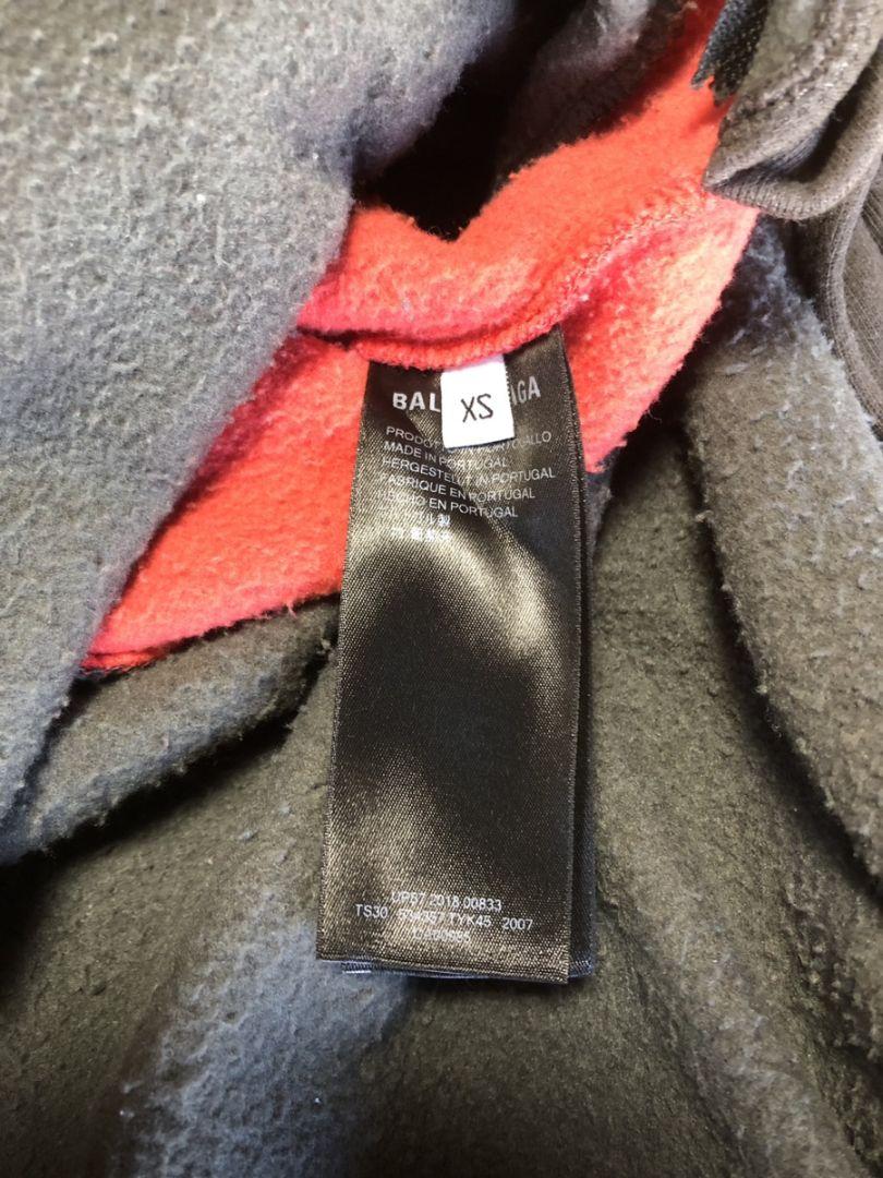 32 BALENCIAG A18AW プルオーバー スウェットジャケット グレー