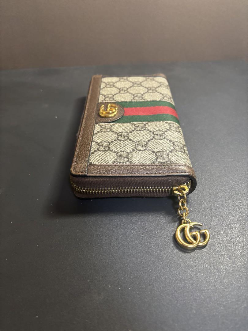 gucciラウンドファスナー長財布 マーモントシェリーライン