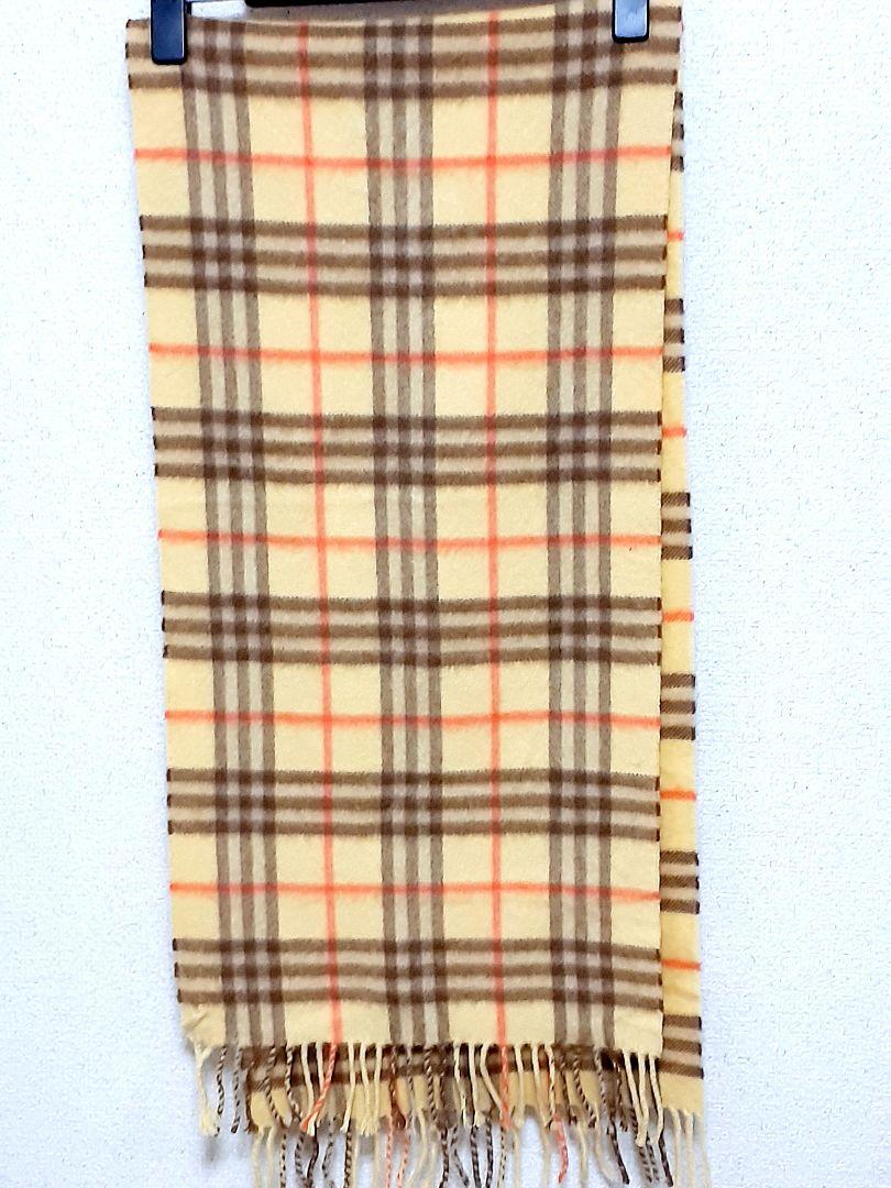 burberrys　バーバリーチェック柄　カシミヤ100%　イングランド製 在庫 処分ファッション - burberrys バーバリーチェック柄