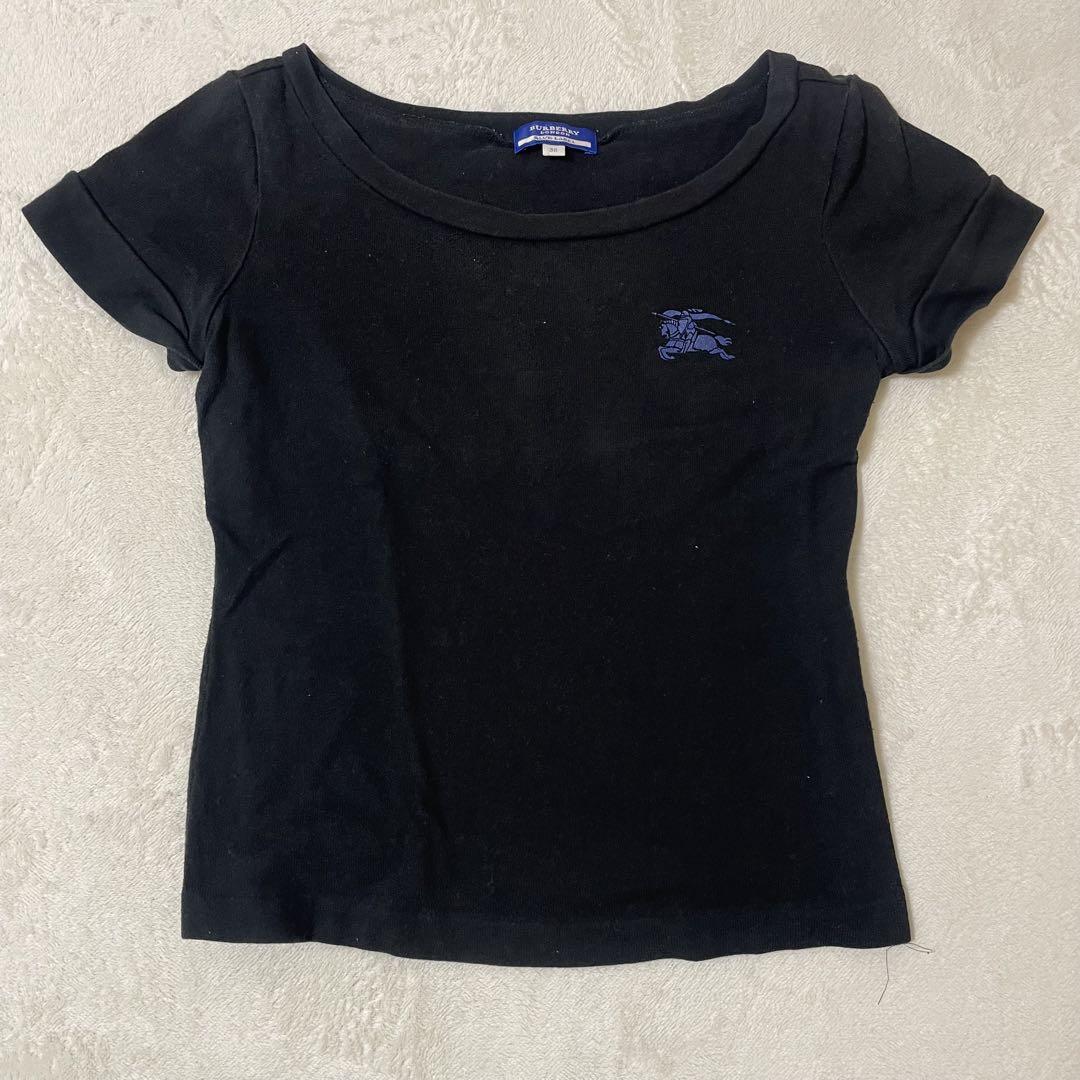 【BURBERRY】バーバリー Tシャツ ブラック BURBERRY ブラック Tシャツ