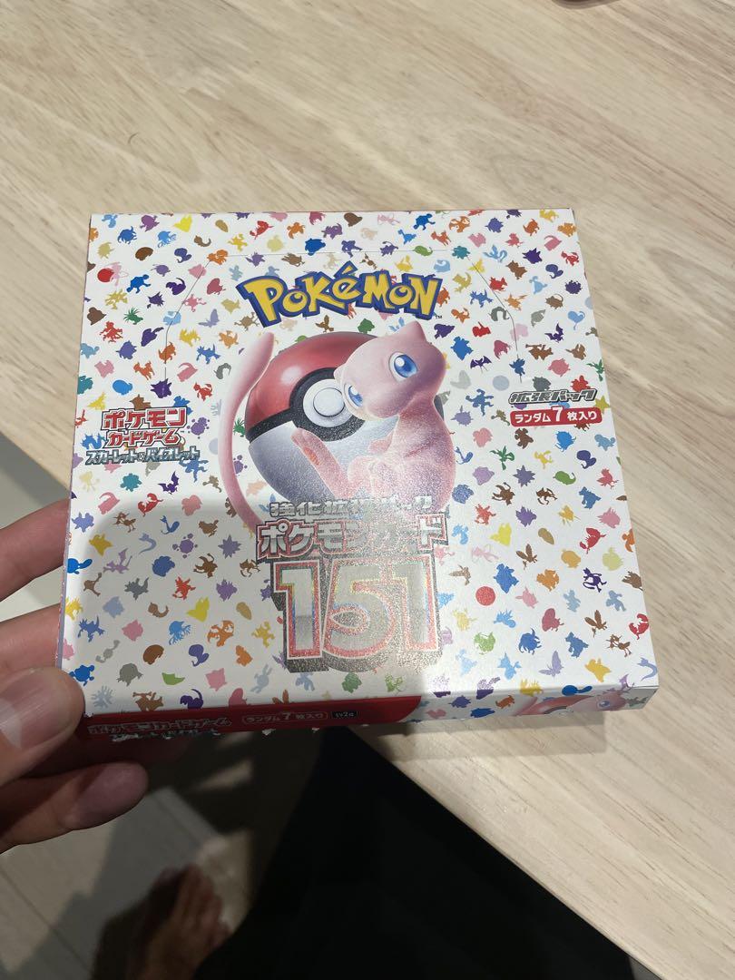 ポケモンカードゲーム 151 BOX シュリンクペリペリ無し