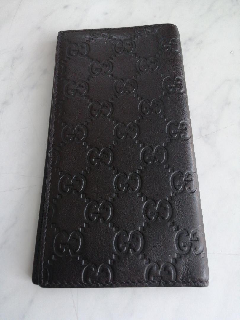 GUCCI 札入れ　 二つ折り財布　小銭入れなし