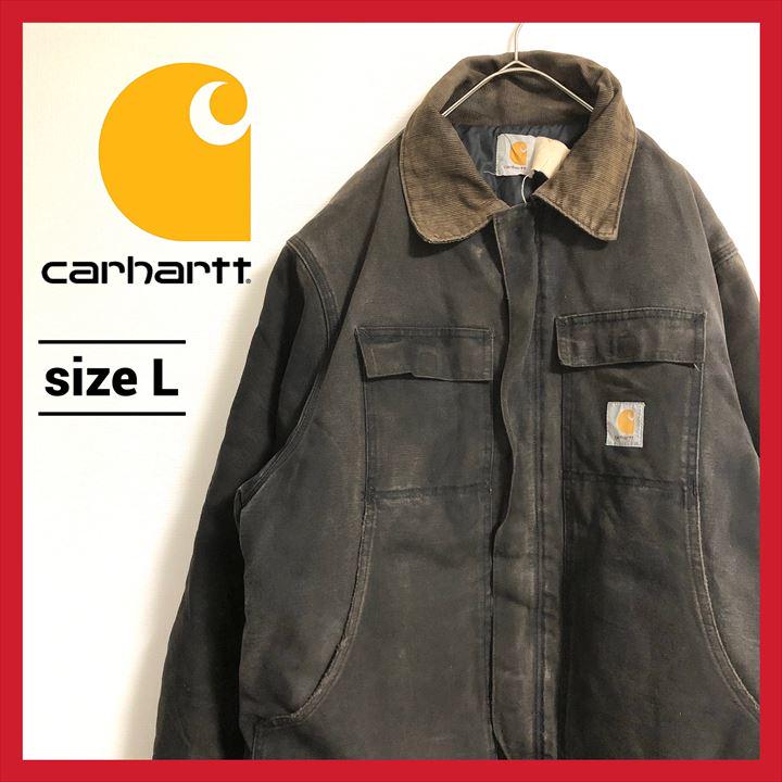 90s 古着 カーハート ダックジャケット 中綿 オーバーサイズ L