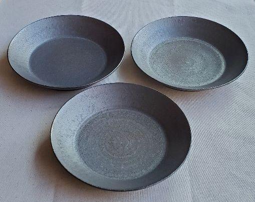 作家 小塚晋哉 オーバルリム皿 L（栗） ¥22,770 大人の焼き物