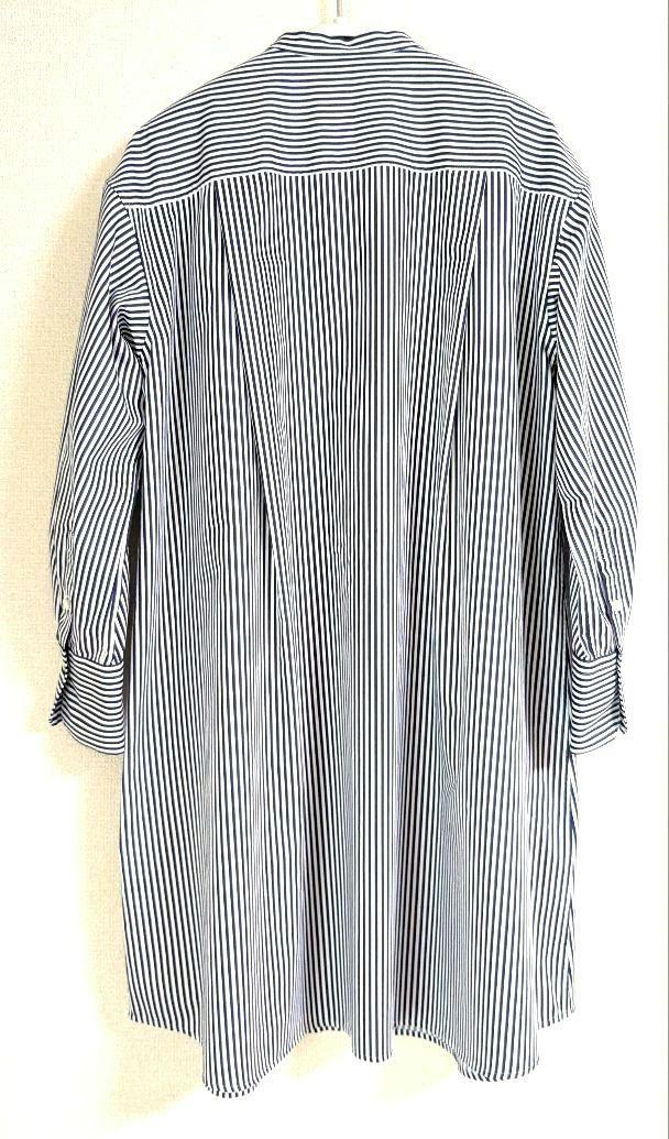UNITED ARROWS ストライプ シャツワンピース F