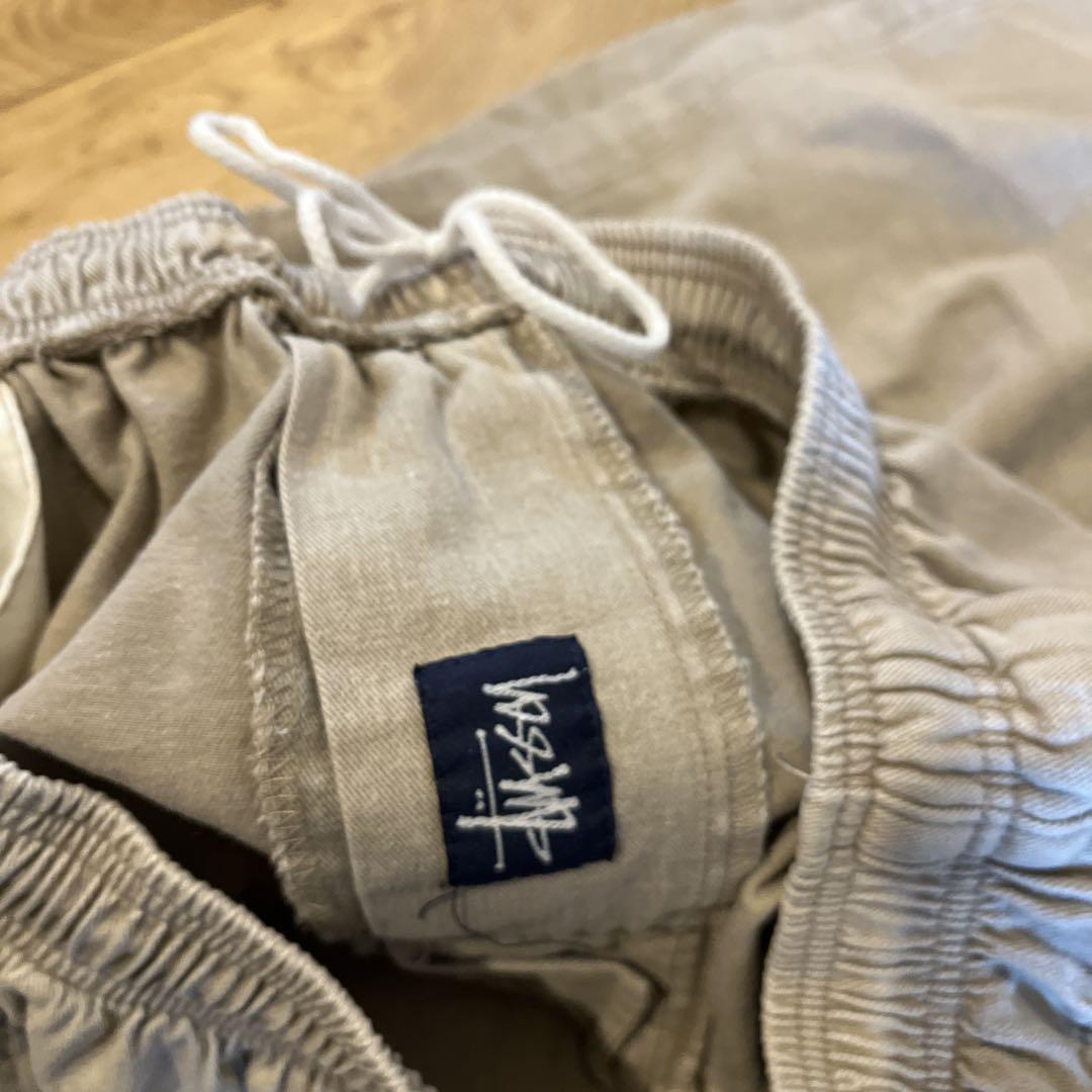 90s USA製 oldstussy ストックロゴ ハーフパンツ チノショーツ