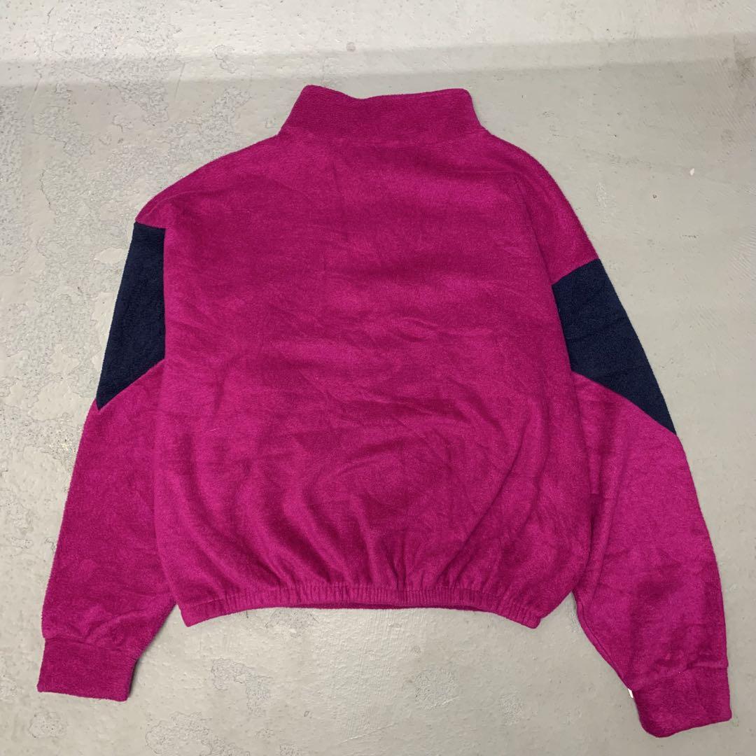 ◎H46 USA製 UNNOWN フリースハーフジップ