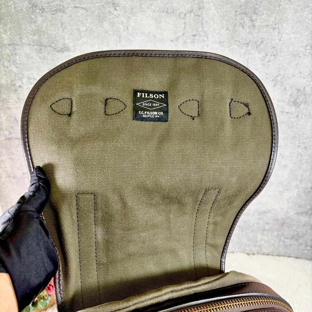 【希少】 フィルソン ミディアム ショルダー フィールドバッグ レザー
