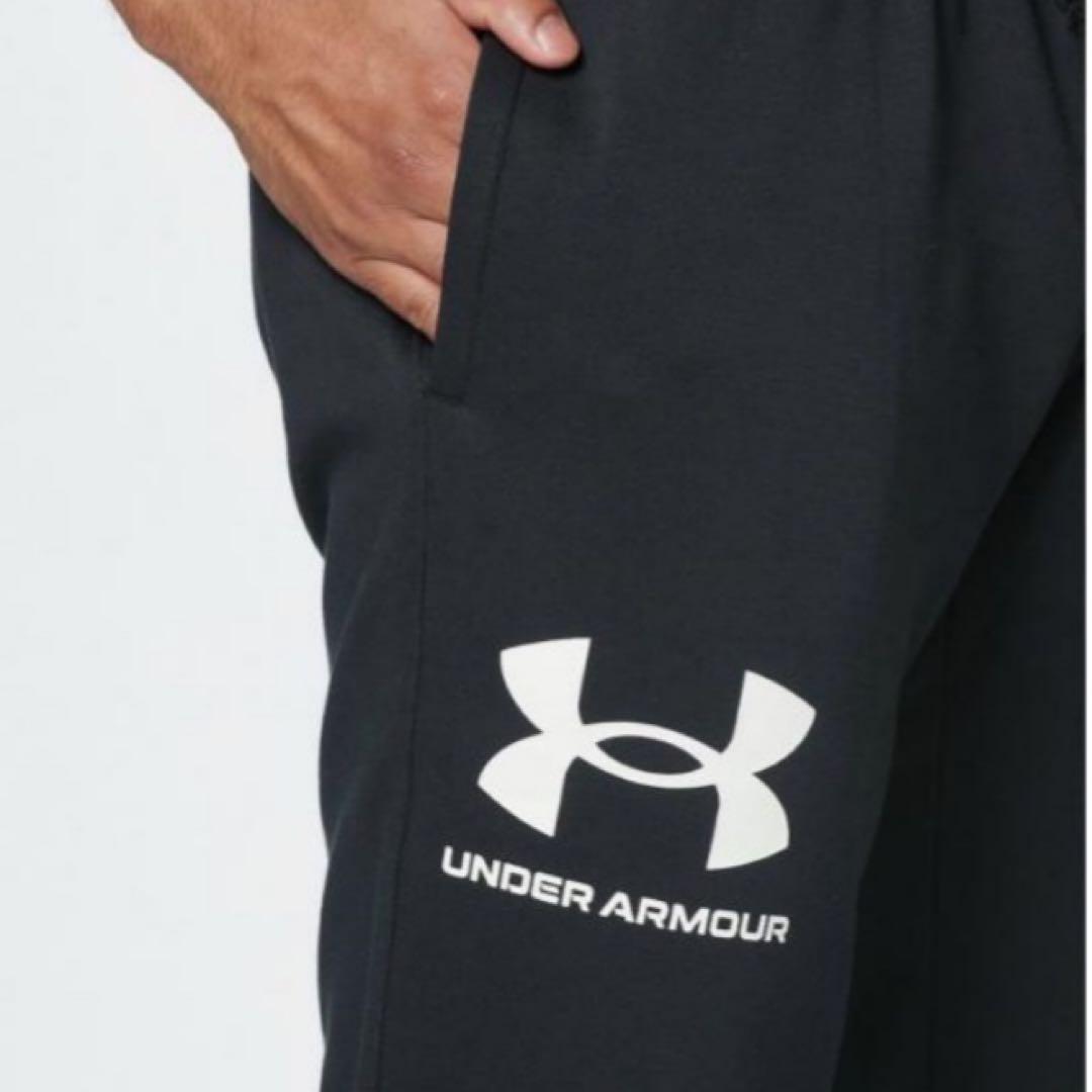 新品未使用　UNDER ARMOURライバルテリー　ブラック　セットアップ　 L