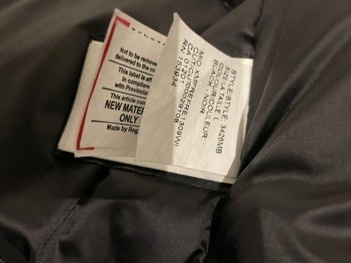 まりも ⭐︎カナダグースブロンテ⭐︎ 正規品タグ有 CANADA GOOSE - 【H】美品☆国内代理店タグ付☆希少☆正規品