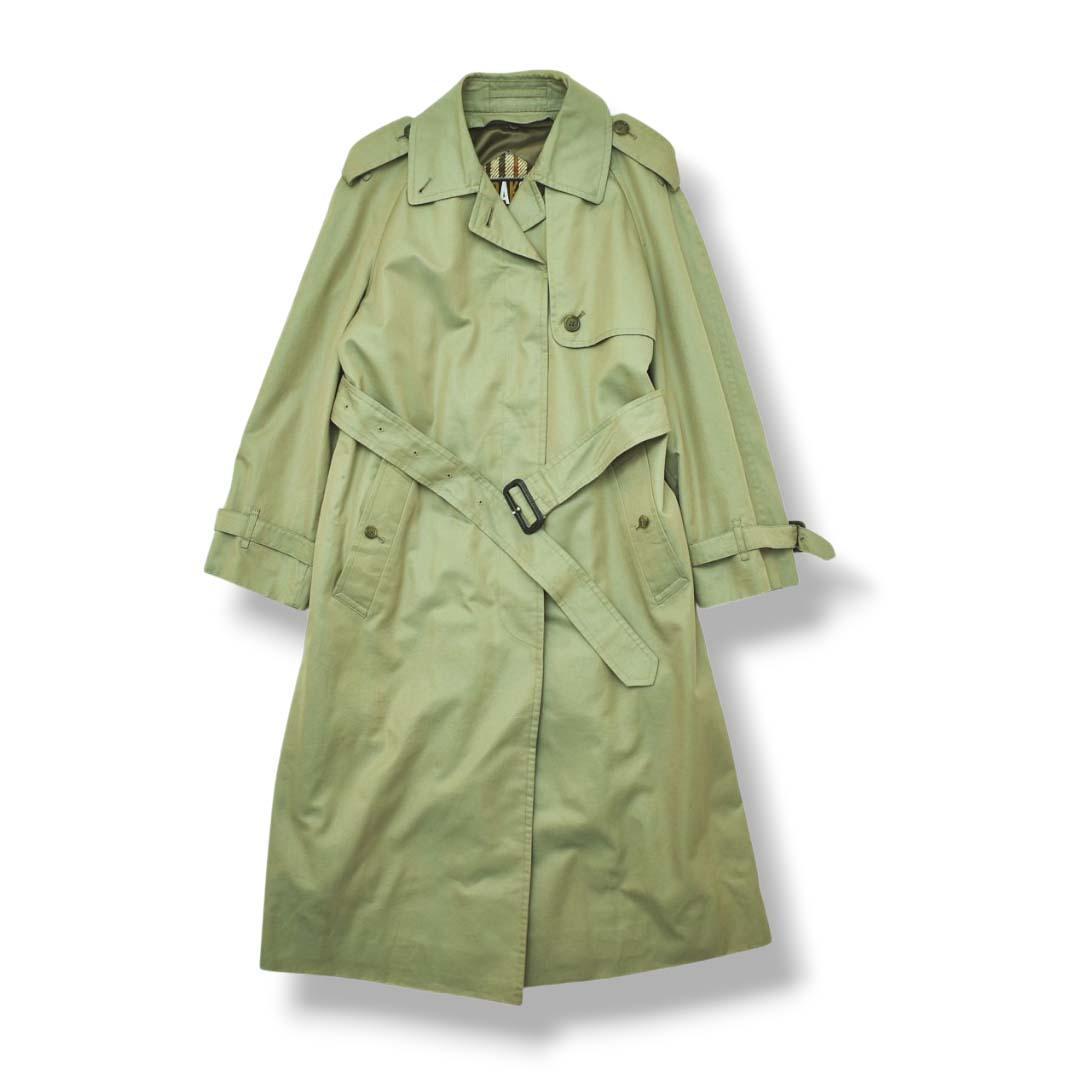 ダックス DAKS ウールライナー付き ステンカラーコート 7AB ベージュ ♪