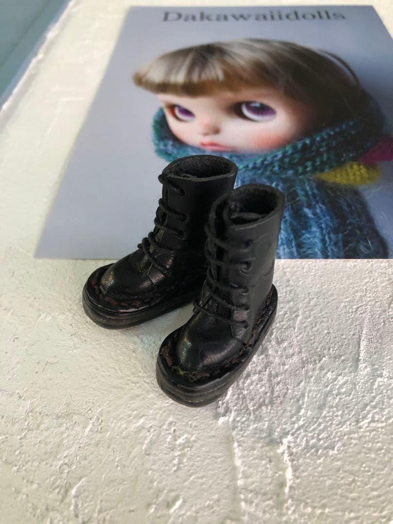 ブライス　アウトフィット　作家様　レザーブーツ　ブラック