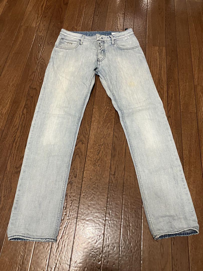 EMPORIO ARMANI ライトブルー デニム エンポリオアルマーニ　送料込