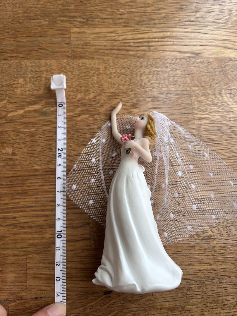 【新品】レア　デモデdemodee ウェディング　新郎新婦 Amazon.co.jp: ウェディングケーキトッパー 花嫁 花婿 ケーキ