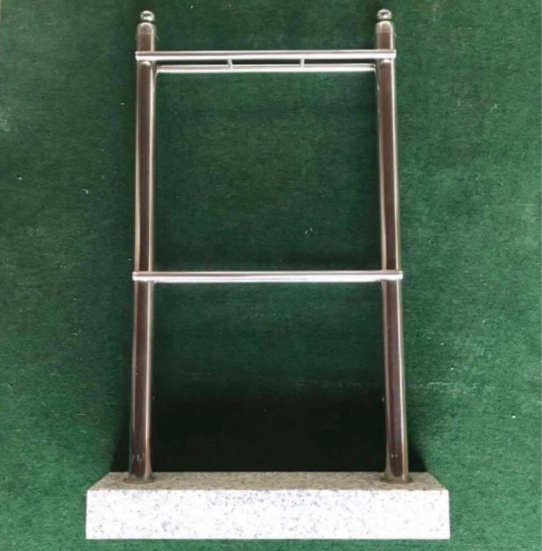 お墓の塔婆立て 9本差し込み 御影石台付ステンレス塔婆立て とうばたて目立った傷や汚れなし