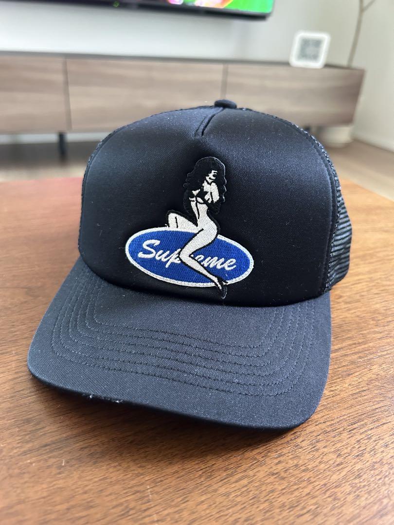 Supreme トラッカーキャップ 黒 - メルカリ