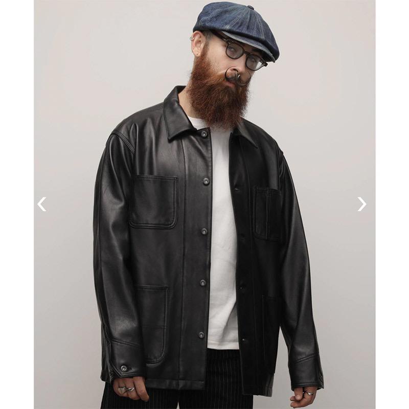 新品未使用 SCHOTT LAMB LEATHER COVERALL Lサイズ