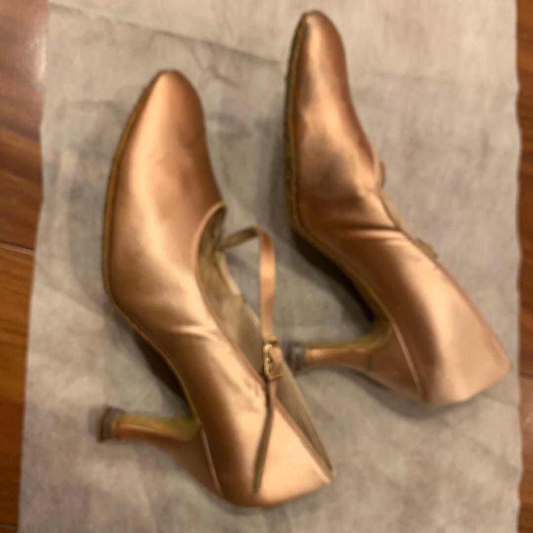 Kentdaner 社交ダンスシューズ ピンクベージュ Kentdaner 社交ダンスシューズ ピンクベージュ