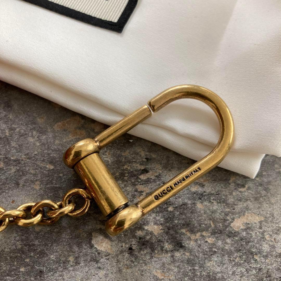 GUCCI グッチ コインケース キルティング 丸型 レッド 赤
