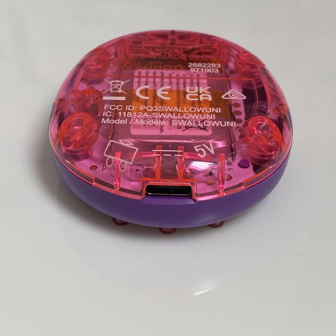 たまごっち】 美品 Tamagotchi Uni パープル ストラップ付き