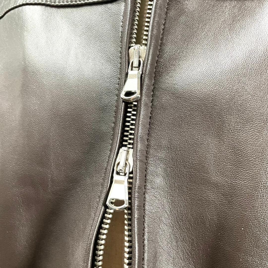 美品 CINQUANTA ナッパレザーJKT 50 ライダース