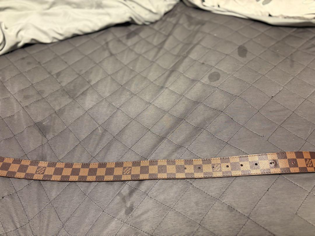 Louis Vuitton ダミエベルト ゴールドバックル