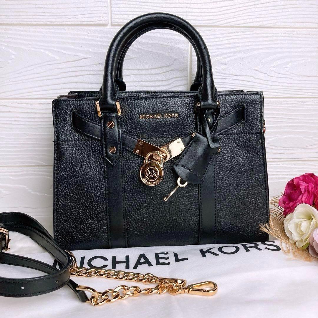 美品☆MICHAEL KORSマイケルコース 2wayショルダーバッグ 黒