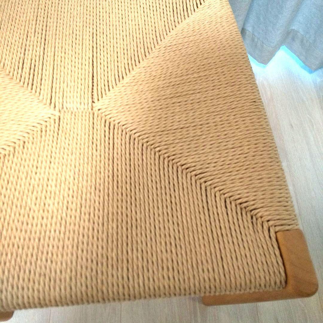 美品【無印良品】木製ペーパーコードチェア