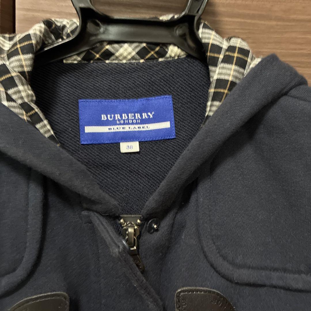 BURBERRY ネイビー ダッフルコート 38 - メルカリ