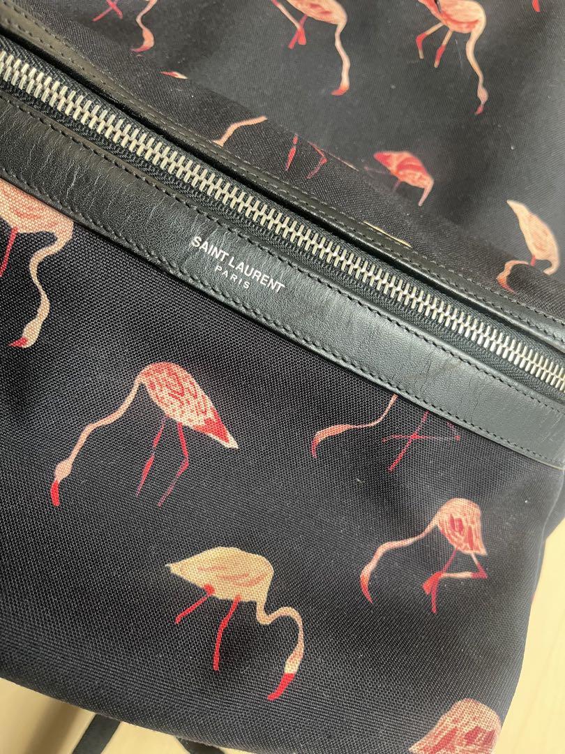 SAINT LAURENT バックパック　フラミンゴ柄定価14万