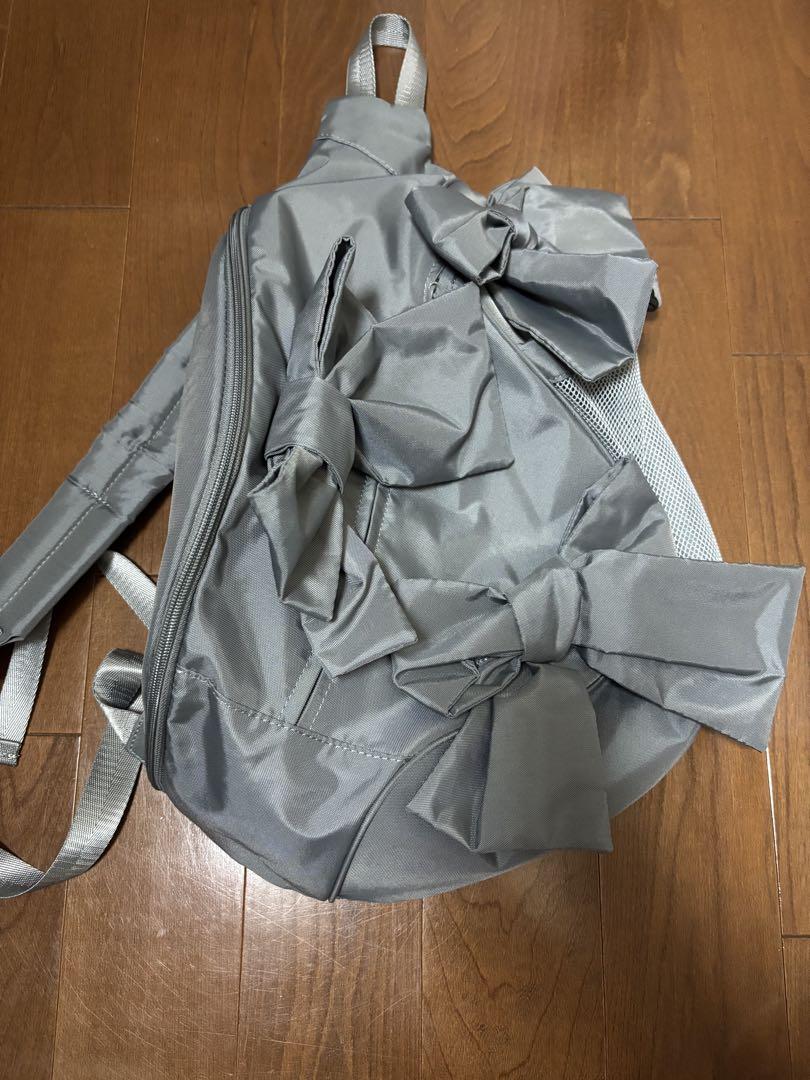 GOOD GOODS ISSEY MIYAKE ニットポシェット緑美品 バッグ