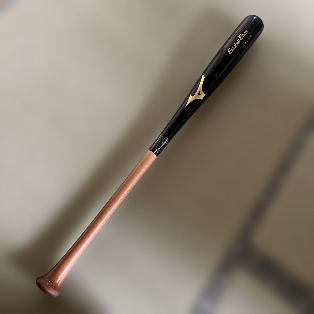 ミズノ グローバルエリート 軟式木製オーダーバット(C 坂倉将吾モデル)