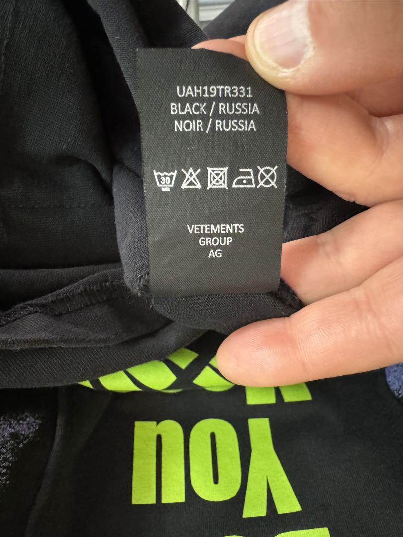 米津玄師 着用】VETEMENTS 18AW 脊椎がオパールになる頃