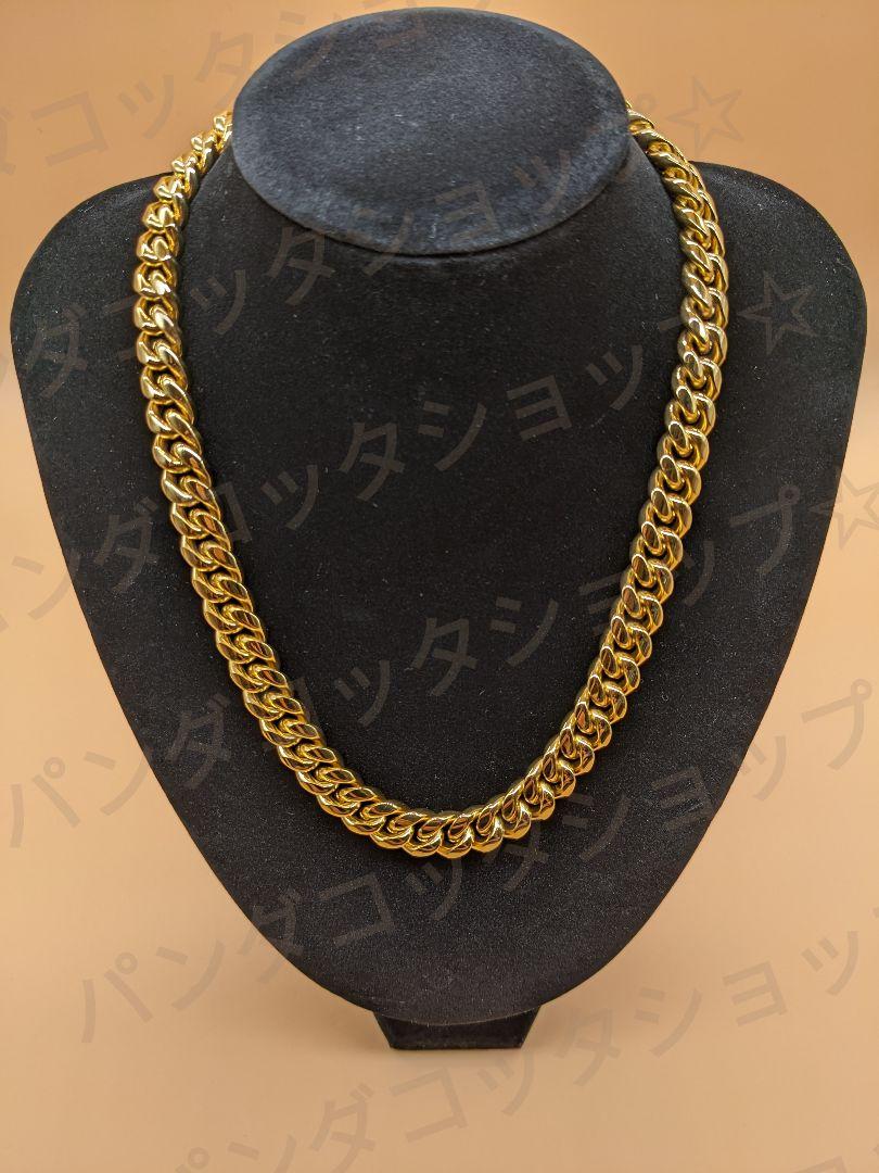 【50cm】【12mm】【18K刻印あり】【Miami Cuban】