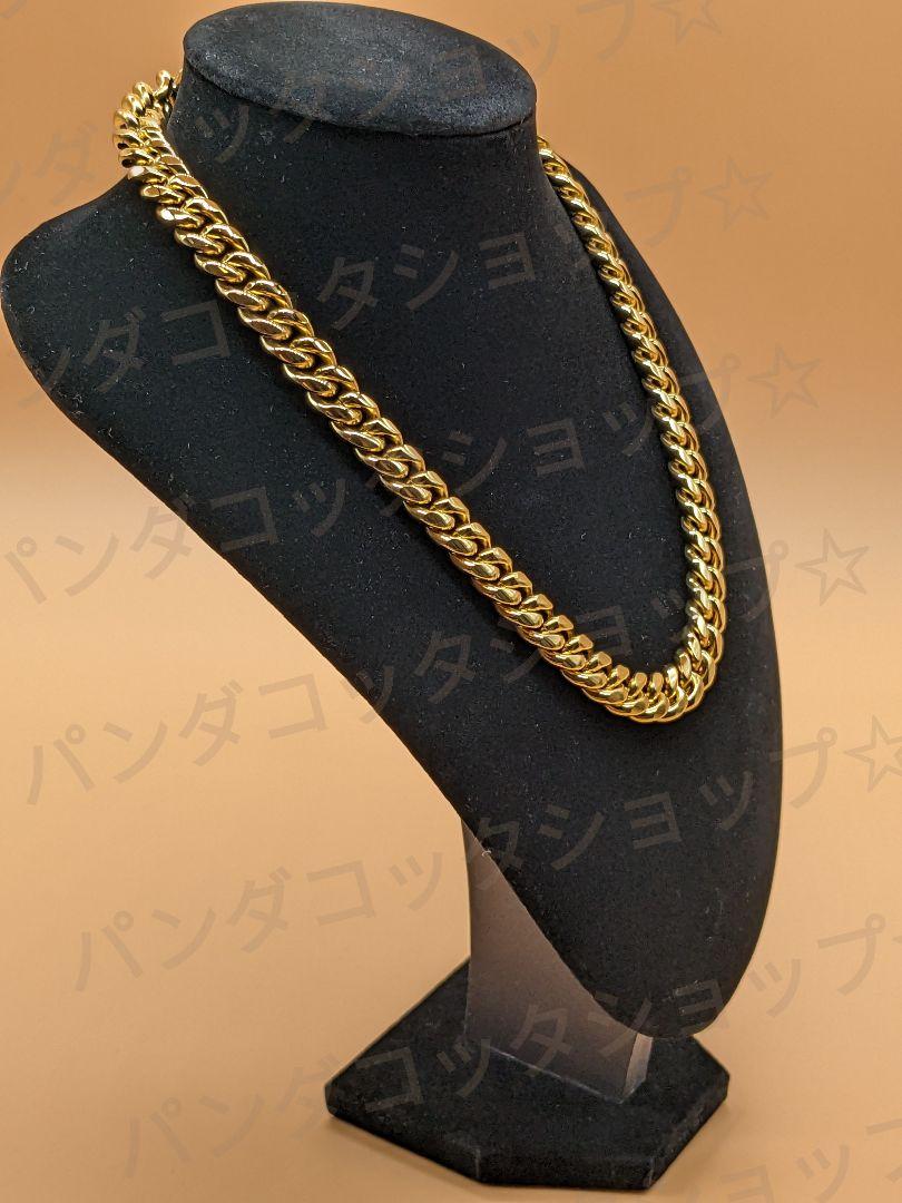 【50cm】【12mm】【18K刻印あり】【Miami Cuban】