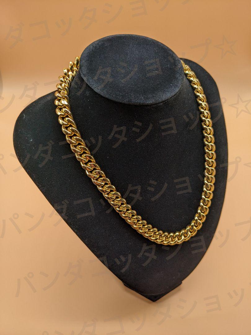 【50cm】【12mm】【18K刻印あり】【Miami Cuban】