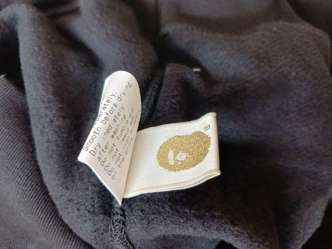 新品レア⭐A BATHING APE エイプ ジップアップパーカー⭐ブラック/M 画像5