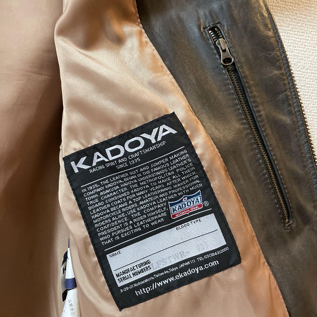 てくてく　シングルライダースジャケット　KADOYA