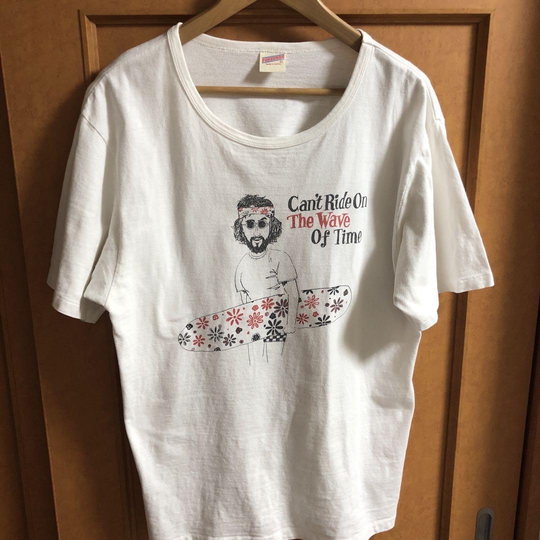 希少　美品　FRERAGE ホワイトTシャツ メンズXLサイズ