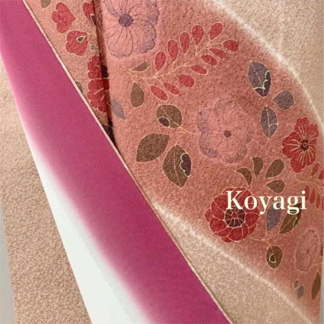 安心 保証 《極美品》 友禅 訪問着 服部織物 こはく錦 袋帯セット