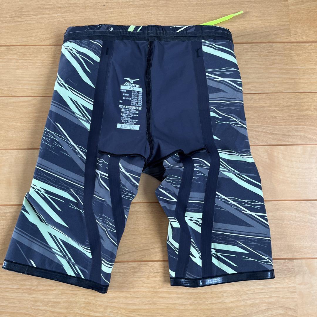 特価 NEO 競泳用GX•SONIC Mizuno SL メルカリ - ストライプ 黒/緑 水着・ラッシュガード
