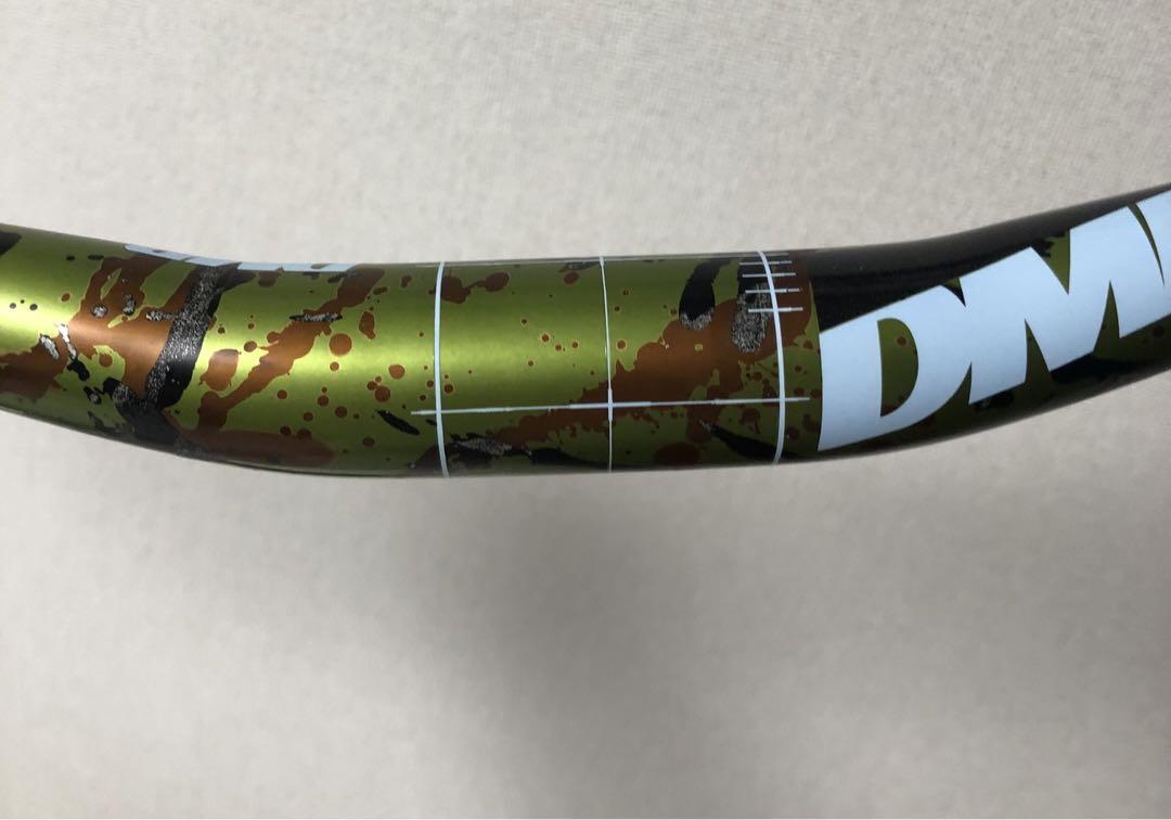DMR BIKES liquid camo Green ステム＆ライザーバー