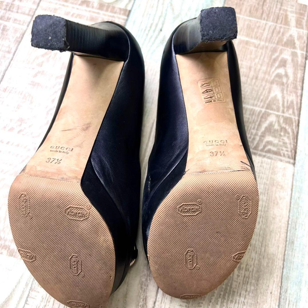 K1-11 GUCCI グッチ パンプス ハイヒール ホースビット イタリア K1-11 GUCCI グッチ パンプス ハイヒール ホースビット イタリア