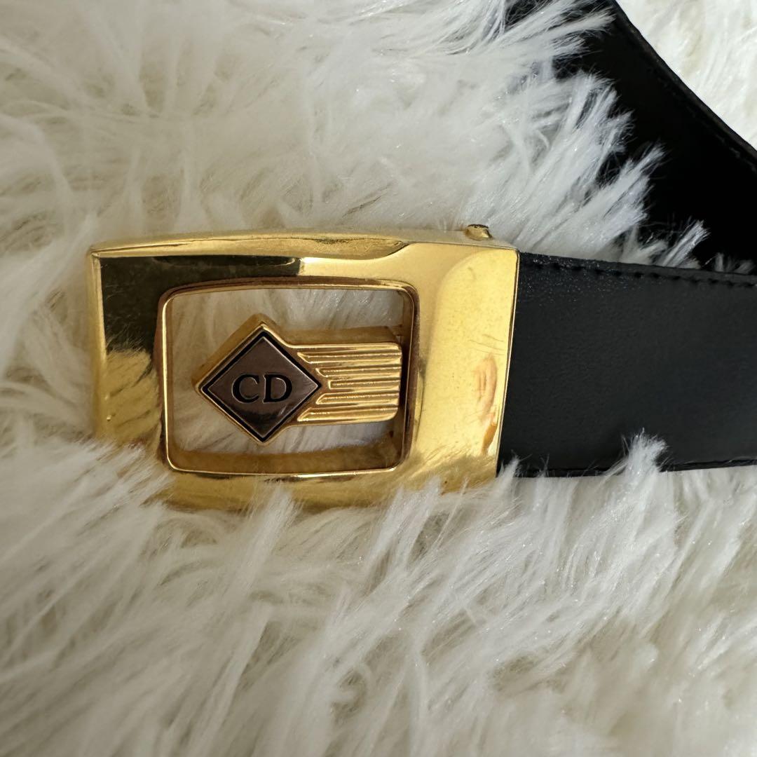 Dior クリスチャンディオール ベルト ゴールド - メルカリ