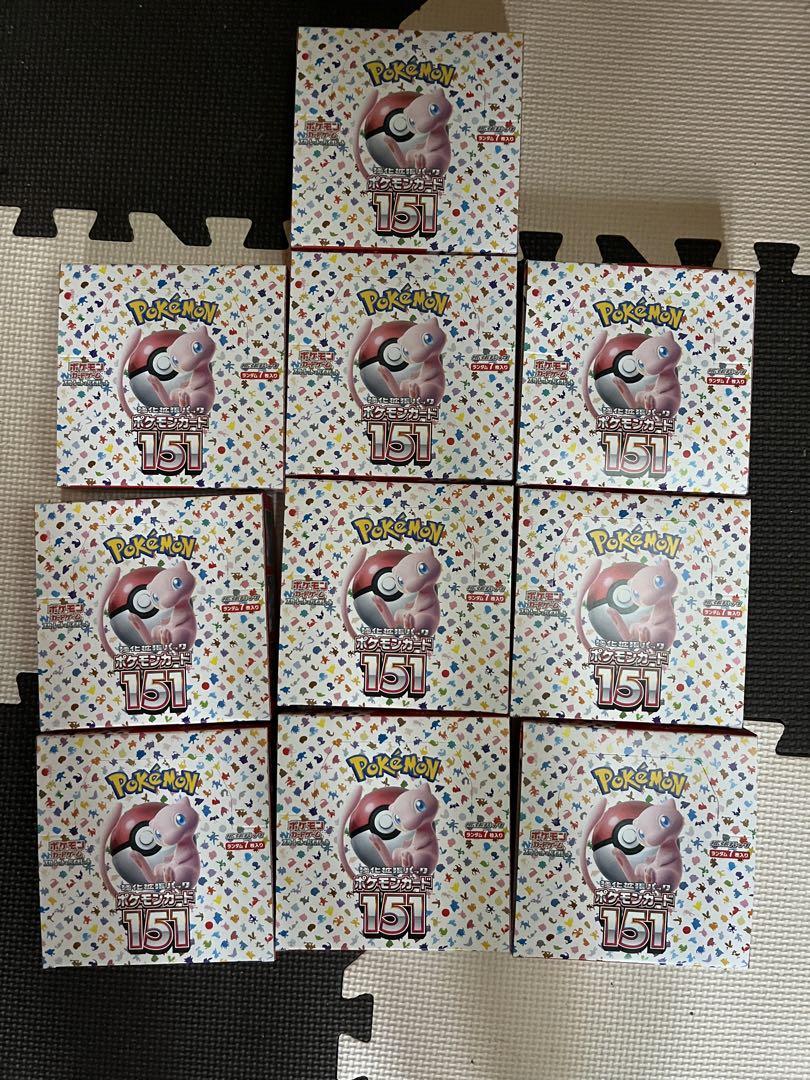 ポケモンカードゲーム　151　シュリンクなし　10BOXセット ポケモンカードゲーム151シュリンクなし10BOXセット